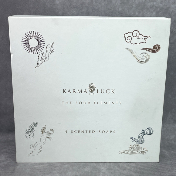 Karma and Luck Aura Clarity Four Elements Soaps Air Water Fire Earth Dead Sea - Picture 2 of 7